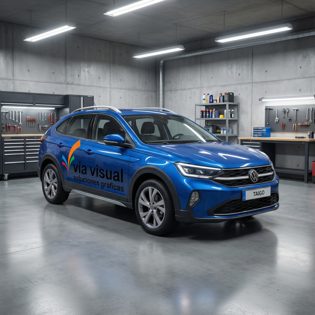 Rotulación de flotas en Madrid, en este caso, coches.