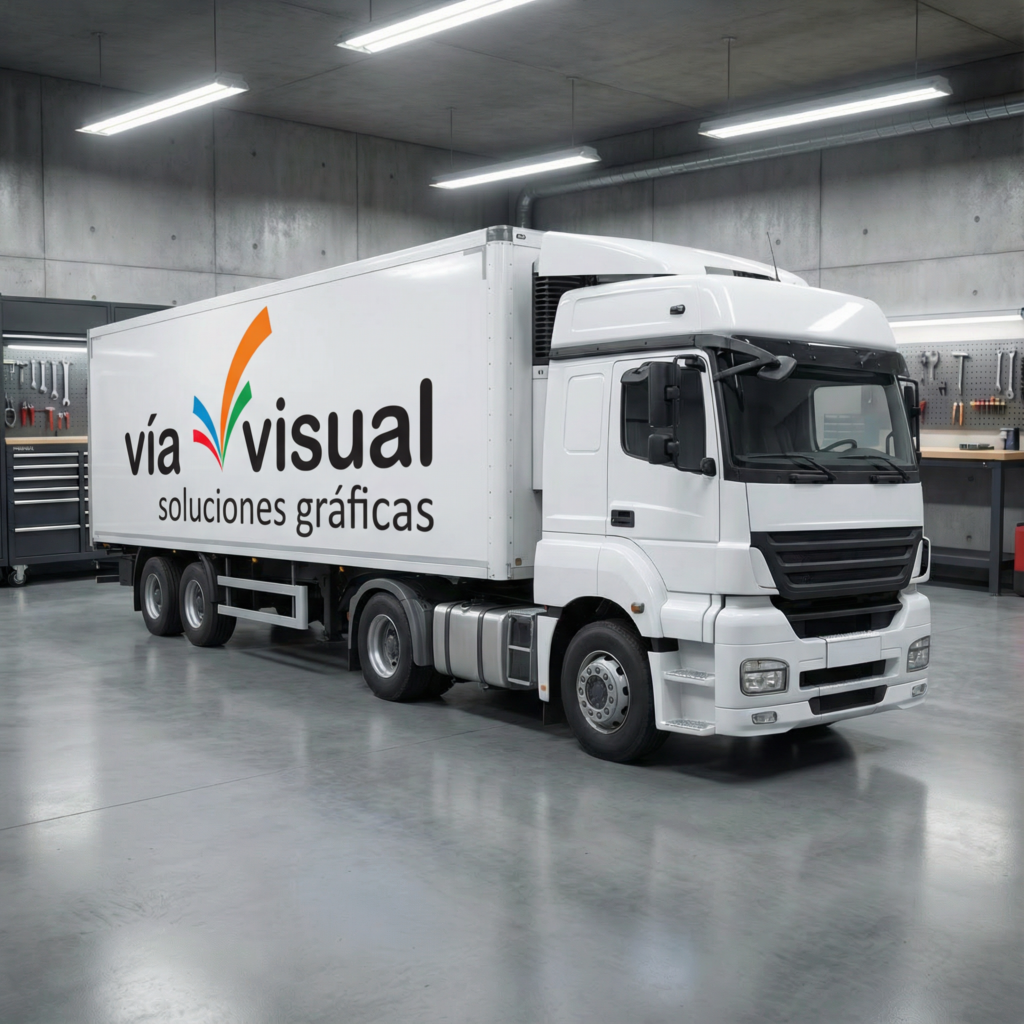 Rotulación de flotas en Madrid, camiones